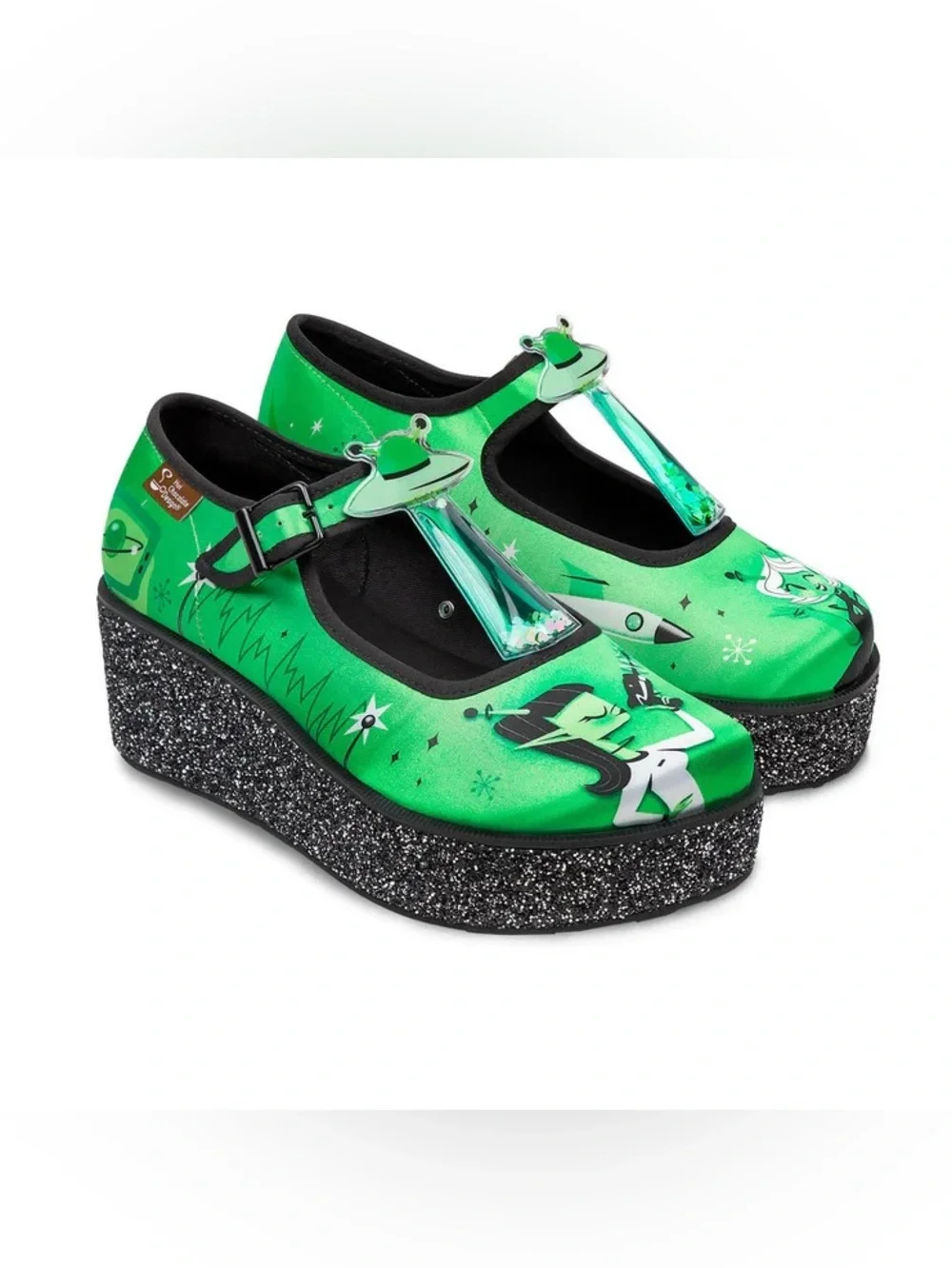 Hot Chocolate Design E.T. Gals Platform Shoes US 7 NWOT